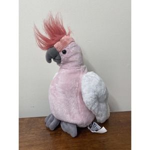 Ganz Webkinz 10” Pink Cockatoo Bird Bean Plush Stuffed Animal No Code